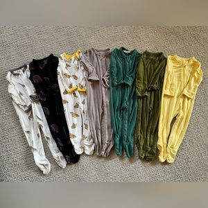 Kyte Baby Zippered Footies 3-6m